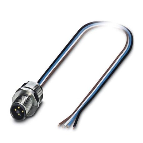 SACC-E-M12MST-4CON-M16/0,5 - SACC-E-M12MST-4CON-M16/0,5 1424140 PHOENIX CONTACT Flush-type connector