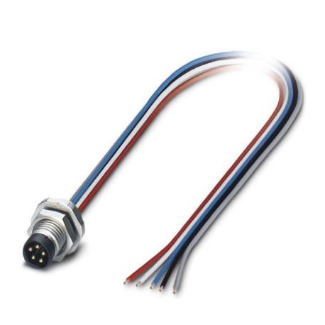 SACC-E-M8MS-5CON-M10/0,5 DN - SACC-E-M8MS-5CON-M10/0,5 DN 1424234 PHOENIX CONTACT Flush-type connector