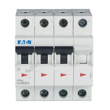 FAZ-D3,5/3N - FAZ-D3,5/3N 278989 Y7-278989 EATON ELECTRIC Small circuit breaker
