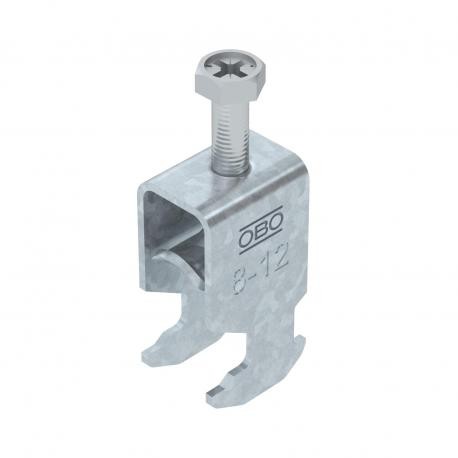 BS-H1-M-12 FT - 1186002 OBO BETTERMANN BS-H1-M-12 FT, Clamp on profile 2056, 08-12mm, St, FT