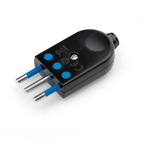 106.3002/N - 106.3002/N SCAME AERIAL PLUG 2P+T 10A BLACK