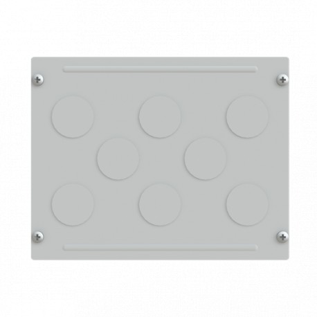 1SZE990900B0014 - 1SZE990900B0014 ABB SpEeL/M Met cable cover. 8xM40 A400