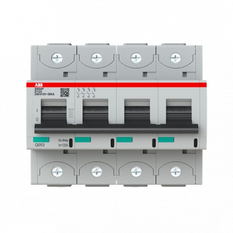 2CCG001249R0001 - 2CCG001249R0001 ABB Int. aut. S804P-D125 4p 125A D 50kA