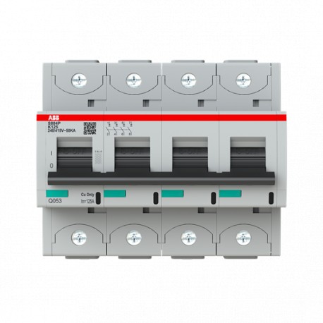 2CCG001261R0001 - 2CCG001261R0001 ABB Int. aut. S804P-K125 4p 125A K 50kA