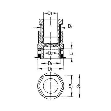 4TBO851046C0100 - 4TBO851046C0100 ABB PG16 cable seal for JB6