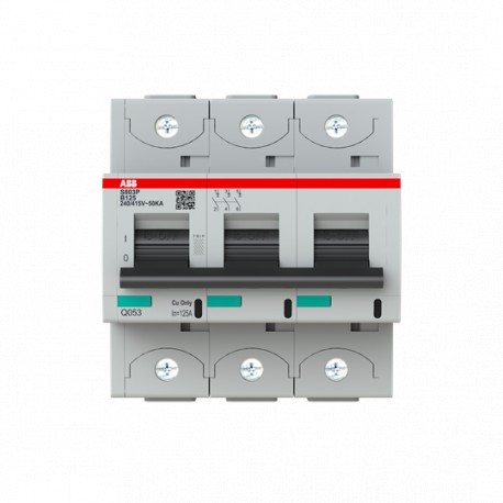 2CCG001222R0001 - 2CCG001222R0001 ABB Int. aut. S803P-B125 3p 125A B 50kA