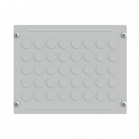 1SZE990900B0013 - 1SZE990900B0013 ABB SpEeL/M Met cable cover. 40xM20 A400