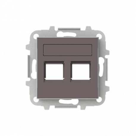 2CLA851820A6301 - 2CLA851820A6301 8518.2 TP NIESSEN Cover 2 connector with TP blind