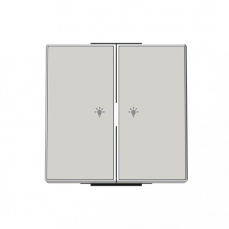 2CLA859621A6201 - 2CLA859621A6201 8596.21 DN NIESSEN Key with light symbol 2 channels DN