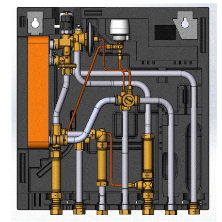 145B0078 - 145B0078 DANFOSS HEATING EvoFlat FSS FR2 TPC-M TWA w/Cover, BP