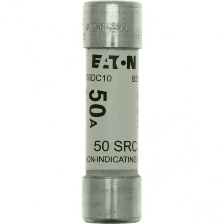 50Amp 250V dc TRACTION FUSE - 50Amp 250V dc TRACTION FUSE 50SRC250 EATON ELECTRIC 50Amp 250V dc TRACTION FUSE Fuse-link, high speed, 50 A,..