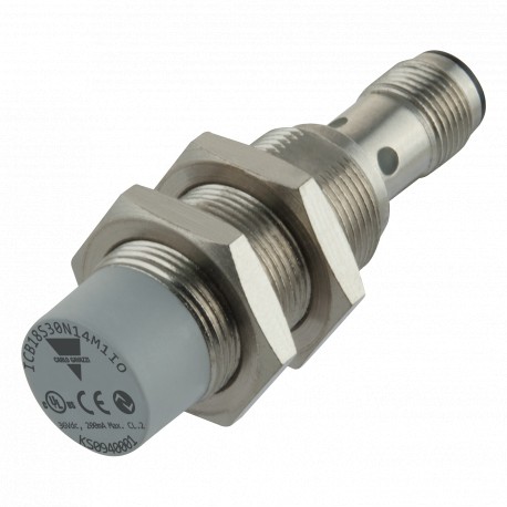 ICB18S30N14M1IO - ICB18S30N14M1IO CARLO GAVAZZI Inductive Sensor, 3 wire DC, Metric 18, Housing lantón plated, IO-Link Communi..