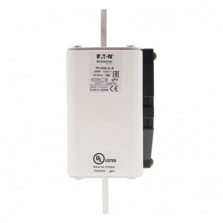 PV-350A-3L-B - PV-350A-3L-B EATON ELECTRIC FUSE 350A 1000V 3L PV BOLT-IN VER