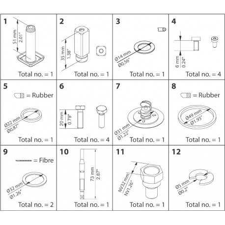 032F2322 - 032F2322 DANFOSS REFRIGERATION Overhaul kit EVRAT 15