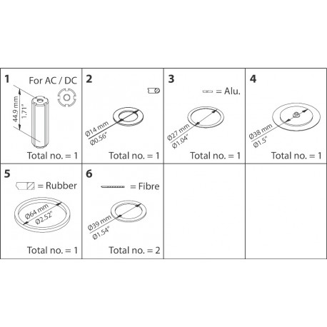 032F2332 - 032F2332 DANFOSS REFRIGERATION Repair kit, EVRA / EVRS 20
