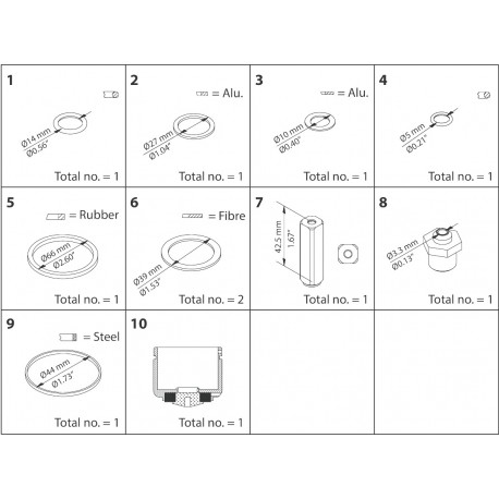 032F2333 - 032F2333 DANFOSS REFRIGERATION Repair kit, EVRA / EVRS 25