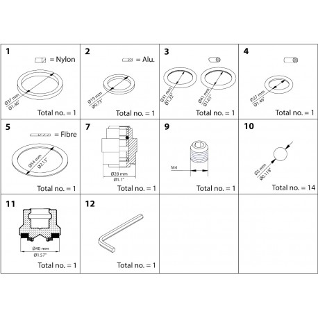 148B6152 - 148B6152 DANFOSS REFRIGERATION SVA Overhaul kit DN 25-40