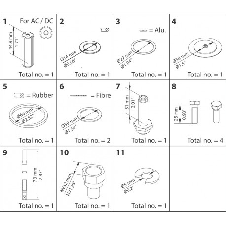 032F2339 - 032F2339 DANFOSS REFRIGERATION Overhaul kit EVRA / EVRS 20