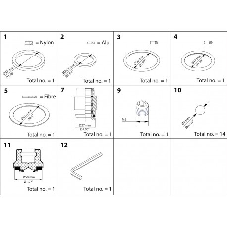 148B6153 - 148B6153 DANFOSS REFRIGERATION SVA Overhaul kit DN 50