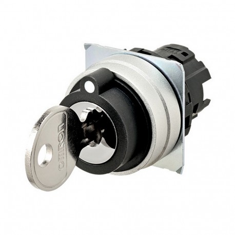 A22NZ-3MB-01DA - A22NZ-3MB-01DA A2270644C 661750 OMRON Selector A22NZ Ø22, Key type S, 3 position, bezel brushed M, AUTO RESE..