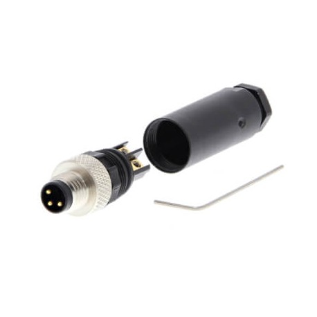 Y92E-MM08PVC3Sconf-L - Y92E-MM08PVC3Sconf-L AA018041A 206581 OMRON Cordless Straight Male 3-Wire M8