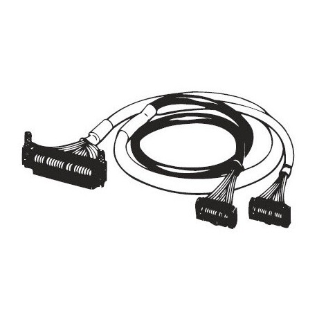 XW2Z-0150BH-L02 - XW2Z-0150BH-L02 XW2Z0461F 377610 OMRON I/O connection cable, FCN40 to MIL20x2, L 150 cm