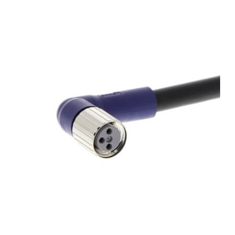 XS3F-LM8PVC3A5M - XS3F-LM8PVC3A5M XS3F0176B 358077 OMRON M8 PVC with 3-wire angled cable 5m Lite