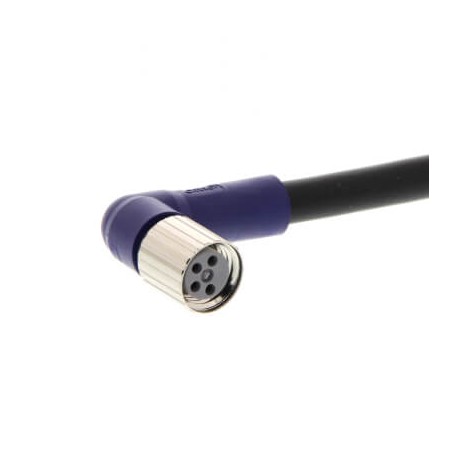 XS3F-LM8PVC4A5M - XS3F-LM8PVC4A5M XS3F0180M 358081 OMRON M8 PVC with 4-wire angled cable 5m Lite