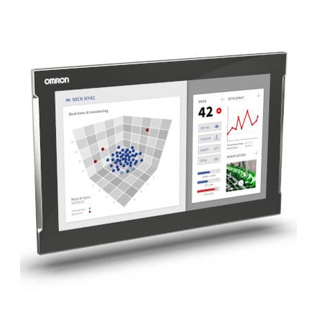 NYM19W-C1100 - NYM19W-C1100 NYM10009E 695304 OMRON Industrial monitor with 18.5" capacitive touchscreen Integrated mounting..