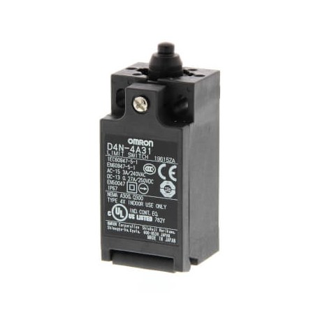 D4N-1A31 - D4N-1A31 D4N 0161R 170238 OMRON Plastic 2NC Slow Flat Plunger PG13.5