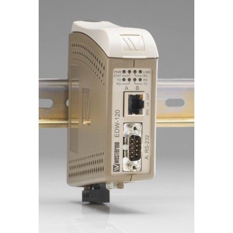 WES EDW-120 - WES EDW-120 AA023705G WESEDW120 OMRON Serial adapter-Ethernet, 2-port DIN-Rail