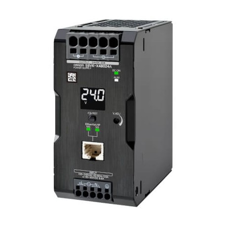 S8VK-X48024A-EIP - S8VK-X48024A-EIP S8VK6003E S8VKX48024AEIP OMRON Power source type book, 480 W, 24 v Dc, 20 A, DIN rail mount..
