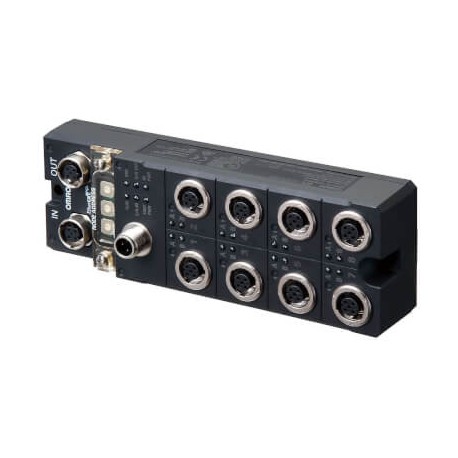 GX-ILM08C - GX-ILM08C GX 1000D 671128 OMRON GX Unit IO-Link IP67 Master, 8 Channels, M12