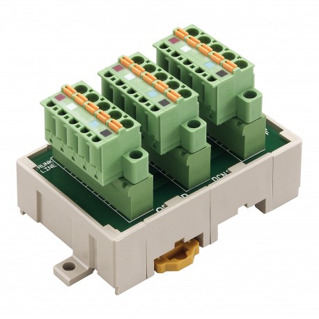 DCN1-1NC - DCN1-1NC DCN10015E DCN11NC OMRON Diverter 1 Line Screwless Connection Front