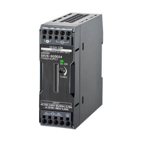 S8VK-S03024 - S8VK-S03024 S8VK5004H S8VKS03024 OMRON Power source 30W/24V/1.3 A DIN rail, Push-in+
