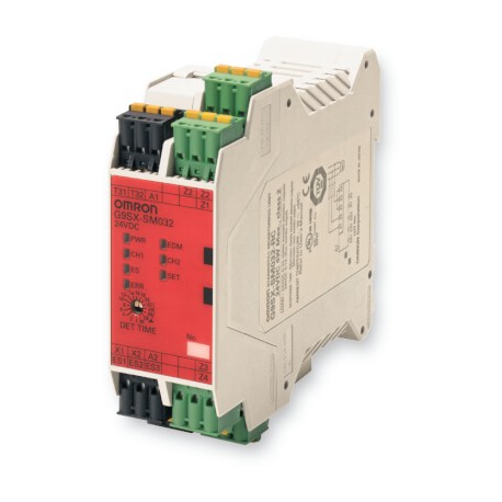 G9SX-SM032-RT - G9SX-SM032-RT G9SX6026M 353668 OMRON Module Sec. Stop Monitoring 3Outputs 2AUX 24Vdc