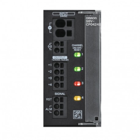 S8V-CP0424S - S8V-CP0424S S8V 1004G 689504 OMRON Electronic Circuit Breaker, 4-Channel, 3.8 A Per Channel, 24 VDC, UL Clas..