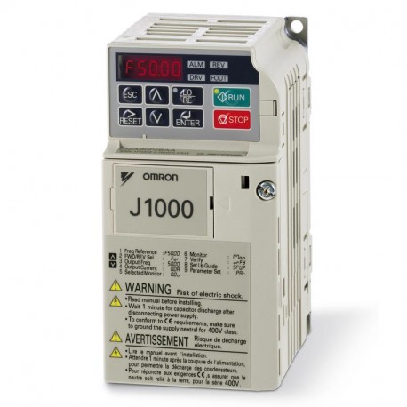 JZAB0P1BAA - JZAB0P1BAA 3G3Z1505M 246646 OMRON Inverter, 240 V AC, 0.8 A/0.1 kW, single phase, output frequency max. 400 ..