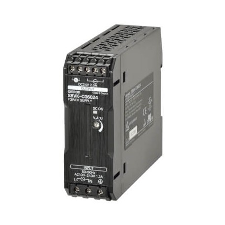 S8VK-C06024 - S8VK-C06024 S8VK2000R 375666 OMRON Power Supply 60W/24V/2.5A DIN LITE Rail