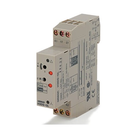 H3DS-GL - H3DS-GL H3DS8002G 670937 OMRON 17.5mm DIN Estrella-Triáng. 2 ranges