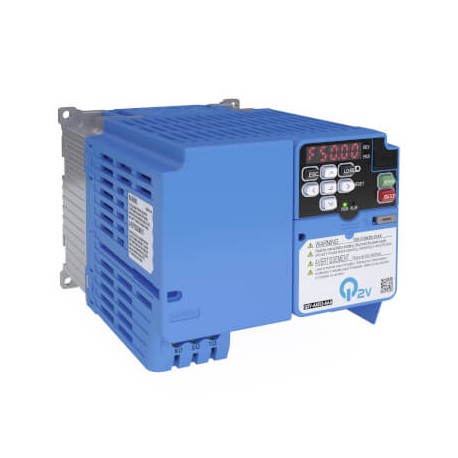 Q2V-A4012-BAA - Q2V-A4012-BAA AA058307R 702690 OMRON Q2V INVERTER, 400 V, ND: 11.9 A / 5.5 kW, HD: 9.2 A / 4.0 kW, IP20, wit..