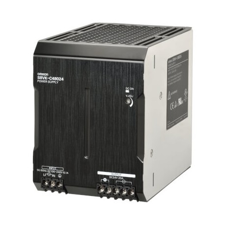 S8VK-C48024 - S8VK-C48024 S8VK2003C 375669 OMRON Power Supply 480W/24V/20A DIN LITE Rail