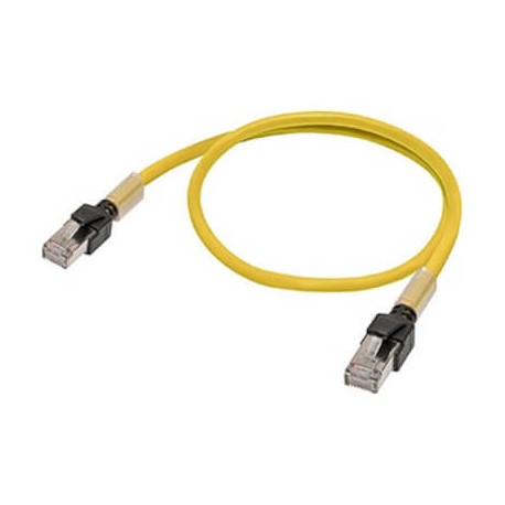 XS6W-6PUR8SS300CM-YF - XS6W-6PUR8SS300CM-YF XS6W0076G XS6W6PUR8SS300CMYF OMRON Ethernet patch cable, S/FTP, Cat.6A, PUR (Yellow Fle..
