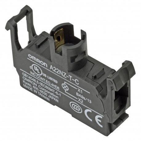 A22NZ-T-D - A22NZ-T-D A2270660E 662691 OMRON Pushback Accessory A22NZ Lighting Block 100/120 VAC