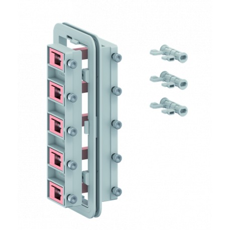 2CPX052467R9999 - 2CPX052467R9999 ABB Busbar connector, for connecting Cu bars between two cabinets, with insulating frame and..