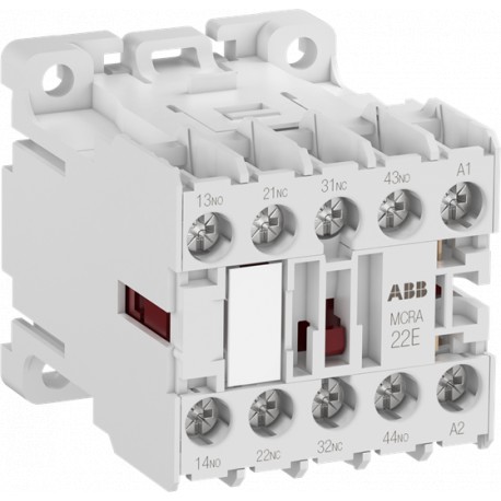 1SAH108237R9900 - 1SAH108237R9900 ABB The MCRA040AT9 mini contactor relay is a dimension optimized 4 pole contactor relay with..