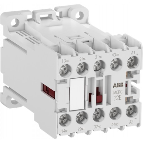 1SAH220463R9900 - 1SAH220463R9900 ABB The MCRC040ATWG mini contactor relay is a dimension optimized 4 pole contactor relay wit..