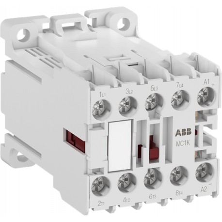 1SAL100569R9901 - 1SAL100569R9901 ABB The MC1K400ATD mini contactor is a dimension optimized 4 pole contactor with screw termi..