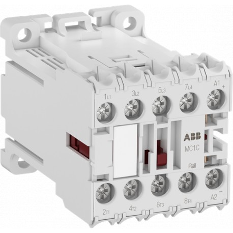 1SAL247510R9911 - 1SAL247510R9911 ABB The MC1CB00ARWJD-RAIL mini contactor is a dimension optimized 4 pole contactor with spec..