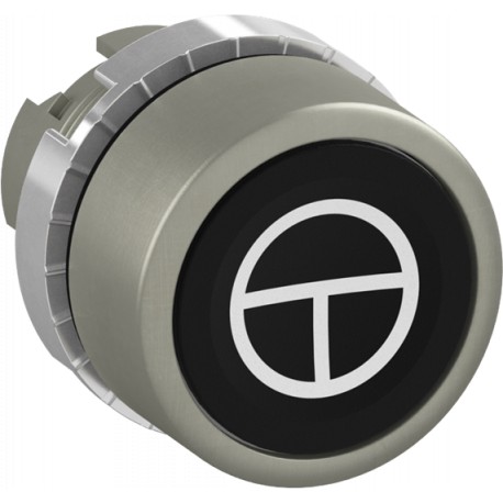 1SFA187145R9506 - 1SFA187145R9506 ABB MARKED PUSHBUTTON "T" NON-ILLUMINATED FLUSH BLACK